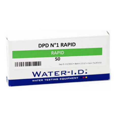50 DPD 1 Rapid Pastilhas para pool tester - Water I.D.