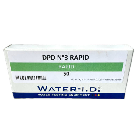 50 DPD 3  Rapid Pastilhas para pool tester - Water I.D.