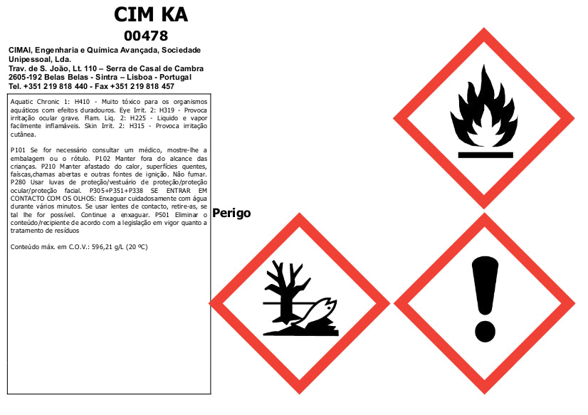 Detergente limpa vidros - 750 ml - CIM W – CIMAI - Engenharia e Química  Avançada